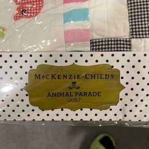 Mackenzie-childs animal parade quilt brand new unopened